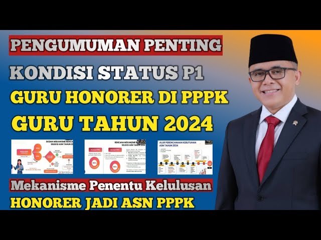 Pemerintah Prioritaskan Guru Status P1 dalam Seleksi ASN PPPK 2024